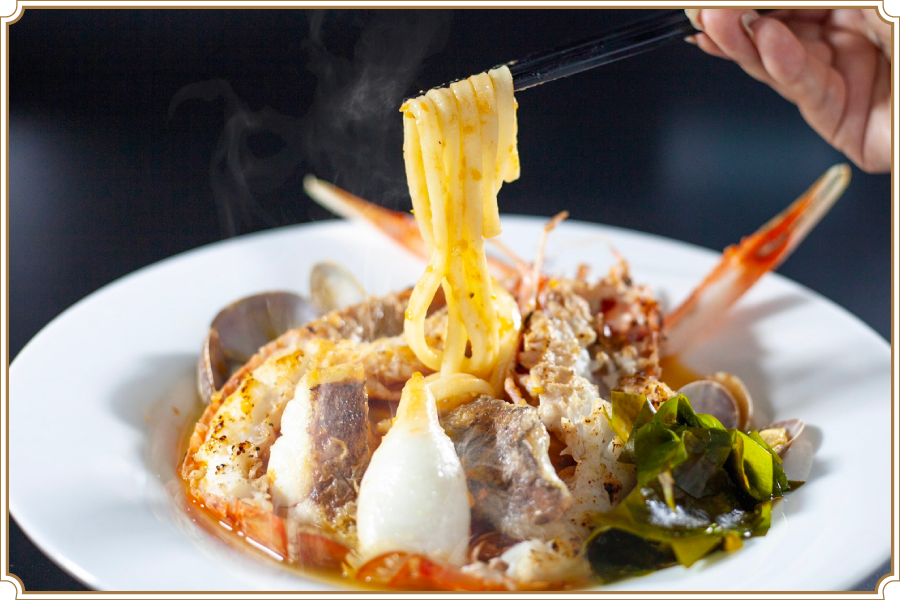 ガマゴリうどん 鉄板焼き